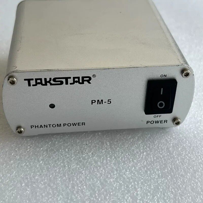 议价TAKSTAR得胜PM-5幻象电源，48V供电适配器，银色机