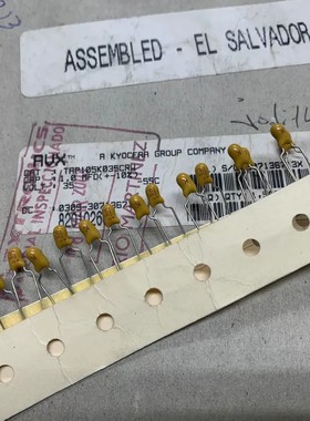 议价AVX 直插钽电容TAP105K035CRW 35V1uF