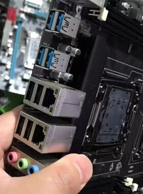 议价科脑x99双路d3主板双网口有6张，有一个没有挡板需要联系，