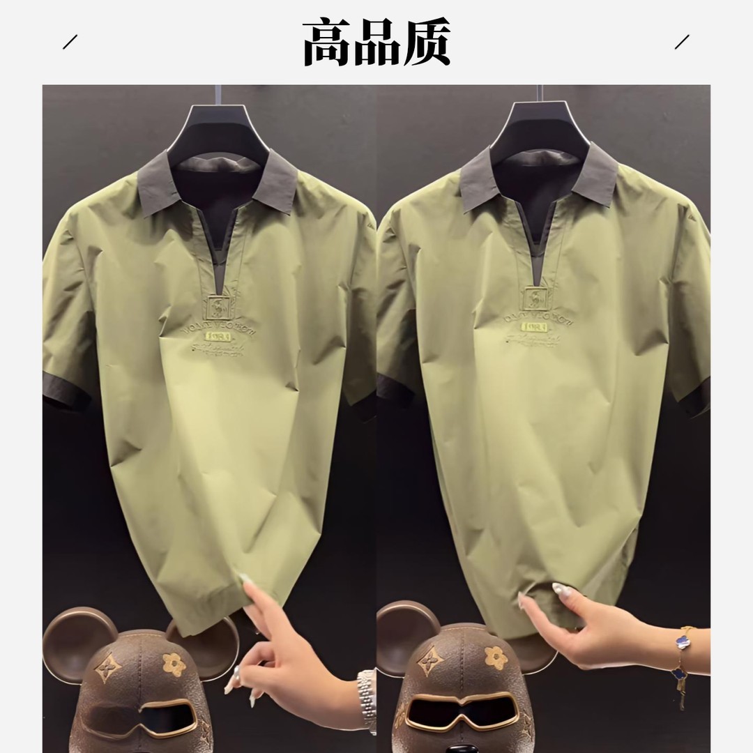 顶奢夏季新品上衣休闲T恤