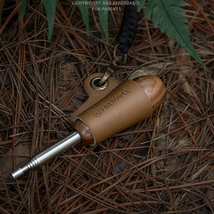 火枫烬不锈钢可伸缩户外露营BC吹火棒篝火野外生火吹火筒点火工具