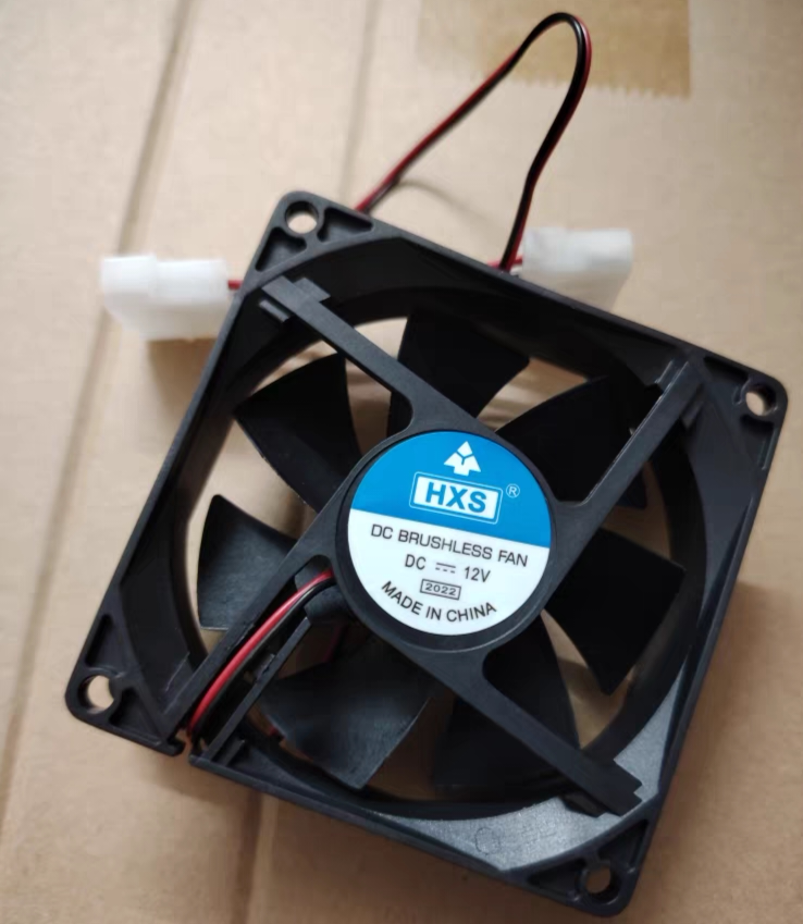电脑主机电源机箱8CM散热风扇80*80*25MM 电源4P接口 8025 12V