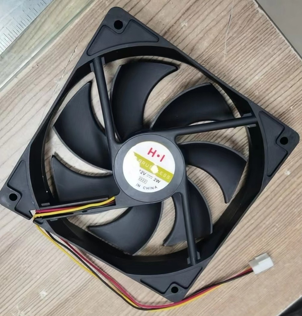 电脑台式机箱散热风扇三线cpu风扇12V尺寸120-120-25mm/12cm风扇