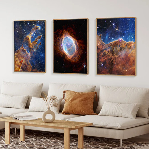 韦伯空间望远镜星空图装饰画