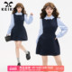 显瘦 法式 轻熟风假两件连衣裙26春季 KEIKO 简约职业装 小礼服裙子
