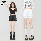 KEIKO 内搭南瓜短裤 轻柔珠光缎面打底裤 26春夏配裙子防走光安全裤