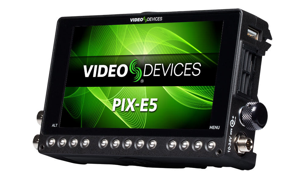 Video Devices PIX-E7/E5 7寸 触摸屏显示器 4K视频记录单元