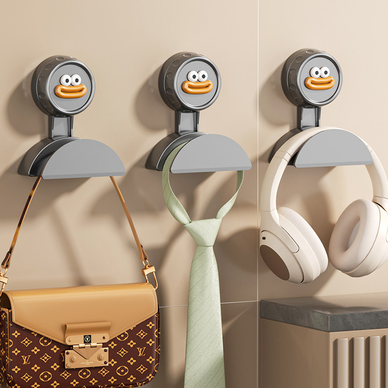 创意耳机支架壁挂免打孔包包领带耳机支架挂钩架托悬挂式耳机架子
