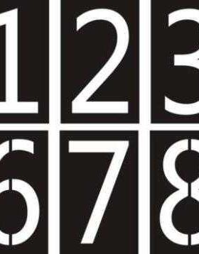 喷漆字母0-9编号雕刻漏板印字塑胶数字pvc模板0-9a-z空心a-zz镂空