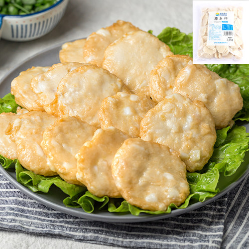 平海墨鱼饼冷冻海鲜小食甜品