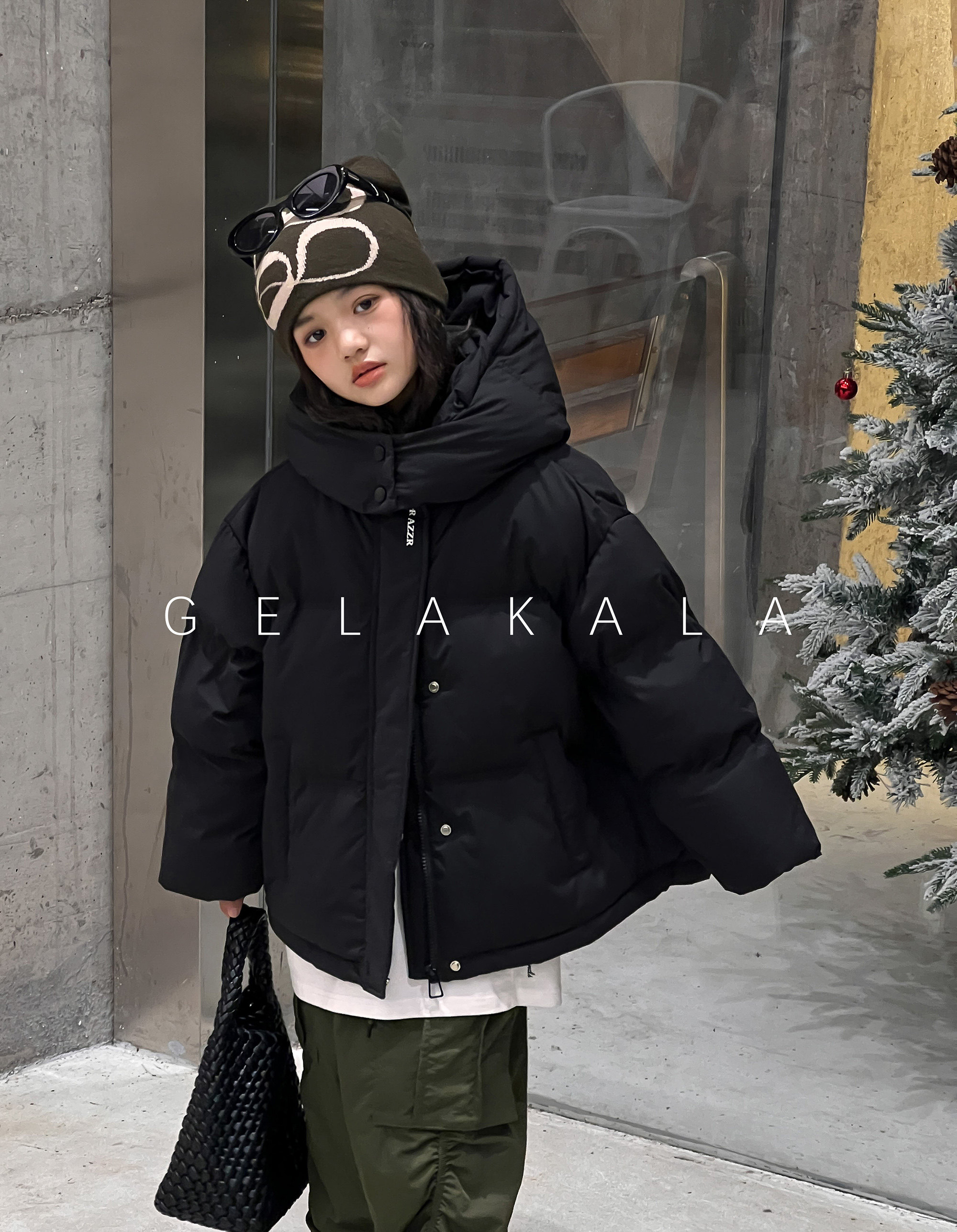 冬季羽绒服儿童短款面包2023男女孩宝宝上衣韩版学生宽松加厚外套