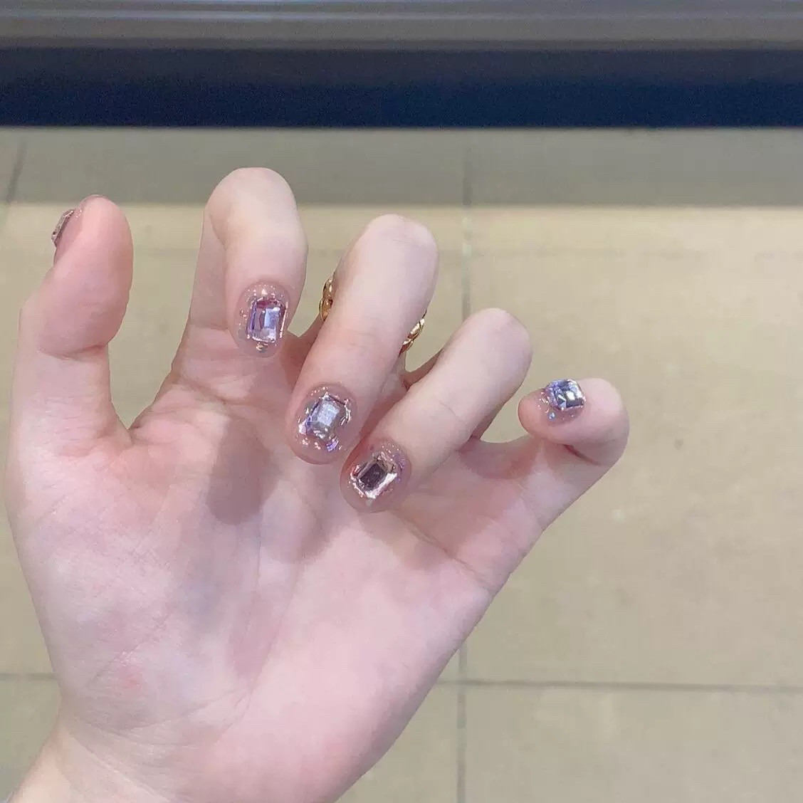 【冰桃气泡】纯手工穿戴甲ins风高级感短款豆豆甲美甲贴片,彩妆/香水/美妆工具,穿戴甲/甲片,淘宝优惠券,粉丝福利购,淘宝优惠卷