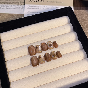 【星球闪闪】显白质感猫眼侧光手绘五角星星球纯手工穿戴甲