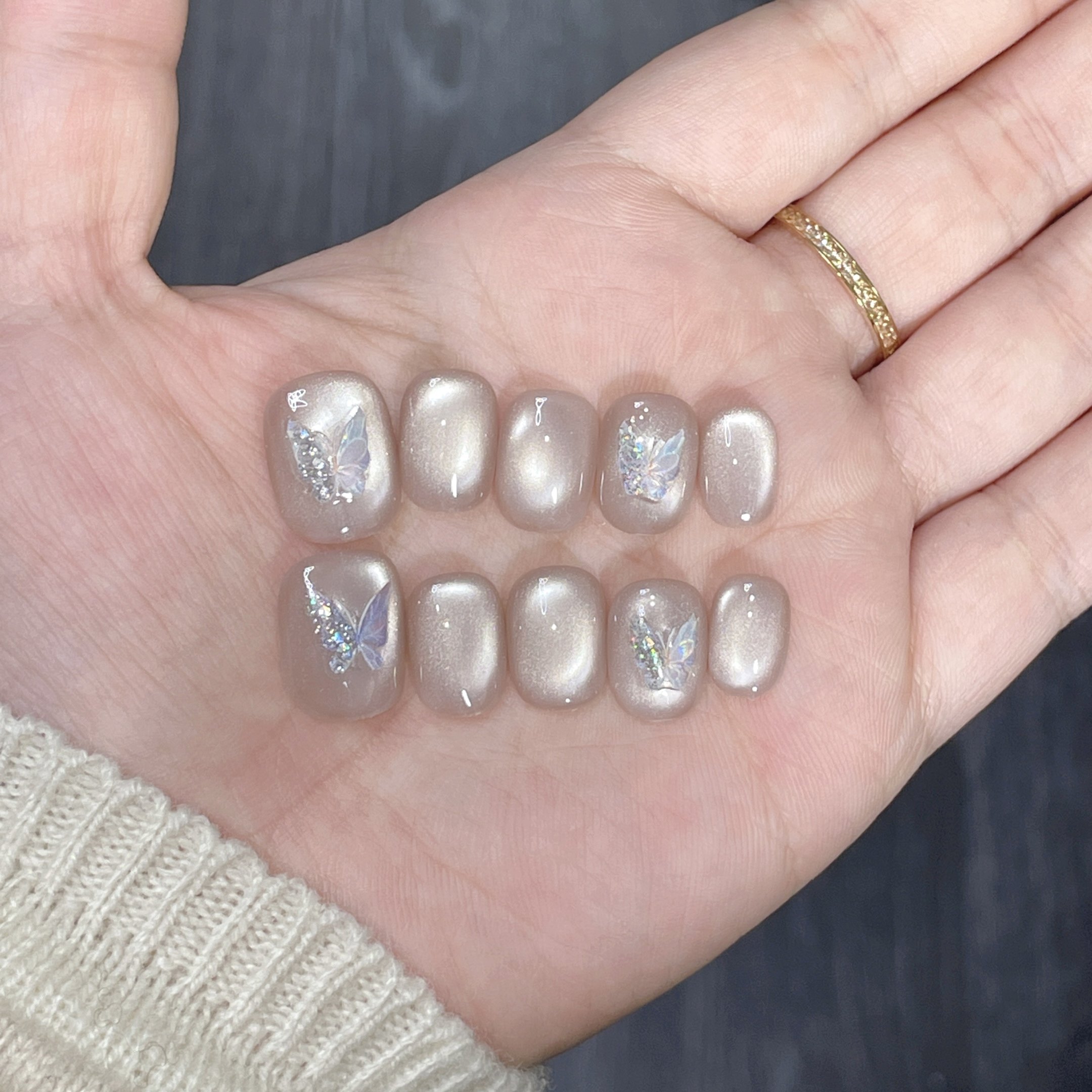 【光翼蝶舞】爆款猫眼纯手工穿戴甲可拆卸美甲光疗甲,彩妆/香水/美妆工具,穿戴甲/甲片,淘宝优惠券,粉丝福利购,淘宝优惠卷