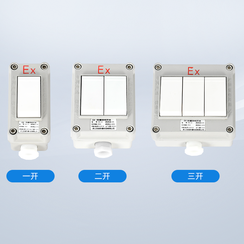 防爆开关户外室内墙壁开