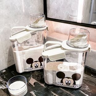 猫粮储存桶狗粮桶密封防潮防虫储粮桶食品级五谷杂粮收纳盒大容量