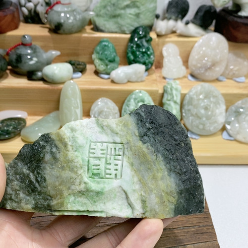 独山玉原石茶宠