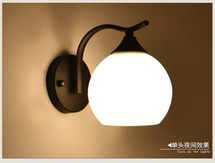 北欧简约现代卧室床头灯创意个性 客厅背景墙过道走廊阳台壁灯