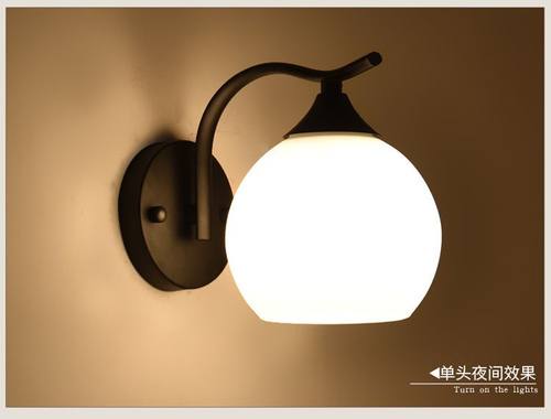 北欧简约现代卧室床头灯创意个性客厅背景墙过道走廊阳台壁灯