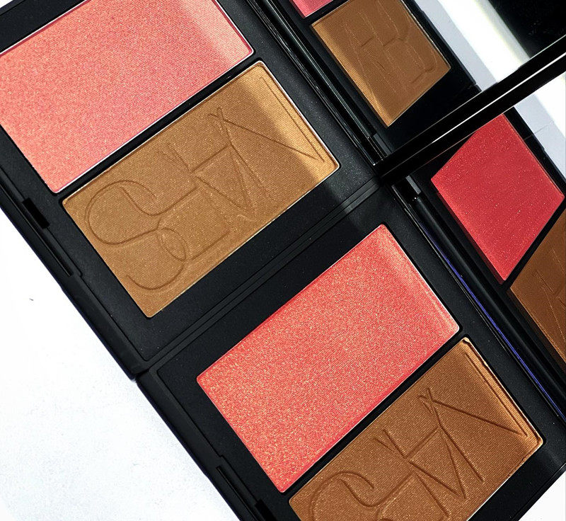 代购nars娜斯新品summer unrated双色2色腮红修容盘orgasm/laguna