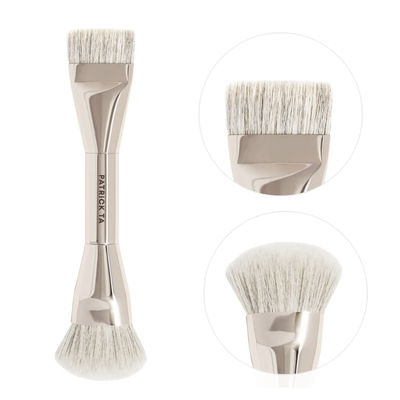 预*定Patrick Ta sculpting双头化妆刷腮红刷鼻刷眉刷粉底刷修容