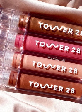 预*定 美国 Tower 28 Beauty ShineOn Jelly唇彩唇蜜唇釉 3.9ml
