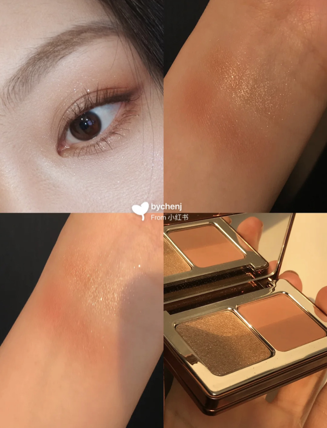 现货 新款Natasha Denona迷你bronze glow双色高光修容盘ND