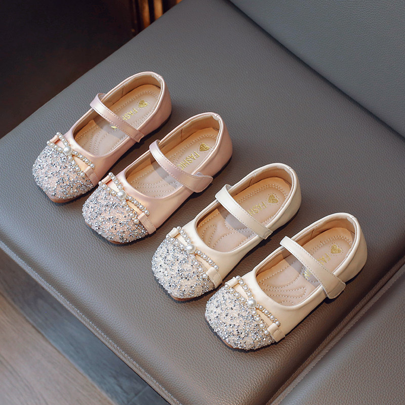 女童公主鞋2025春秋新款洋气百搭软底儿童皮鞋小女孩水晶水钻单鞋,童鞋/婴儿鞋/亲子鞋,水晶/水钻鞋,淘宝优惠券,粉丝福利购,淘宝优惠卷