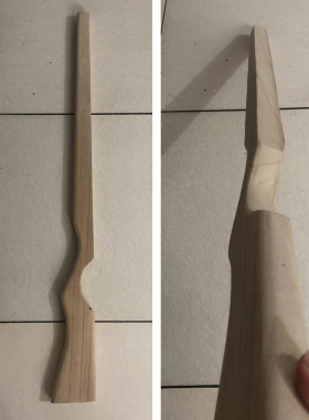 实木道具体能训练木枪托