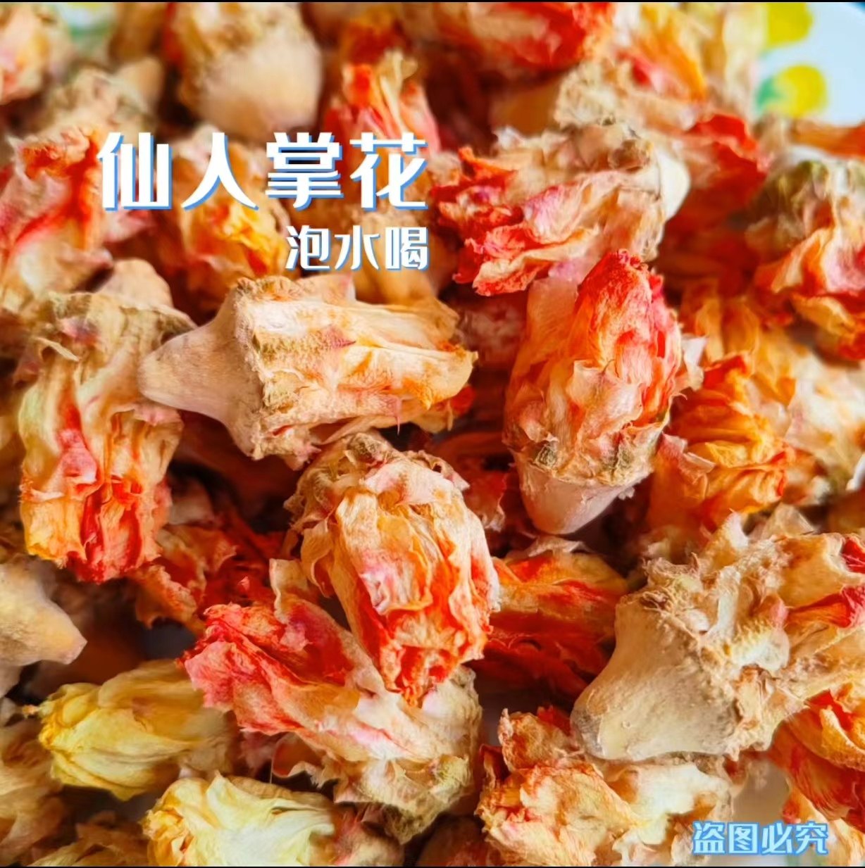 新货仙人掌果花仙人掌干花仙人掌养生花茶25克50克100克农家直发