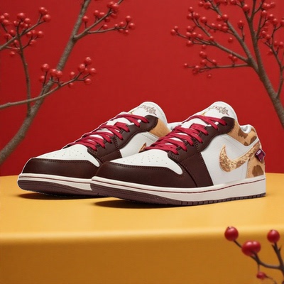 NIKE耐克秋冬男鞋AJ1马年限定CNY新款运动鞋篮球鞋IQ5321-121