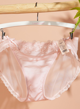 梧桐闺蜜内裤女中低腰三角裤性感轻薄高开叉舒适纯棉底档GM24510