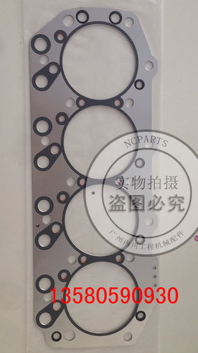 五十铃4JG1缸垫4BD1/4LE1/3LD1/C240发动机缸床垫大修包缸套组件