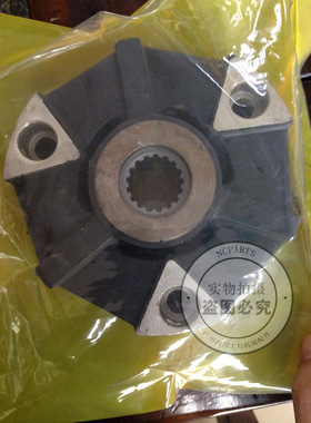 17/13/15齿久保田V2203/2403/2003发动机连接胶花键橡胶块链接盘