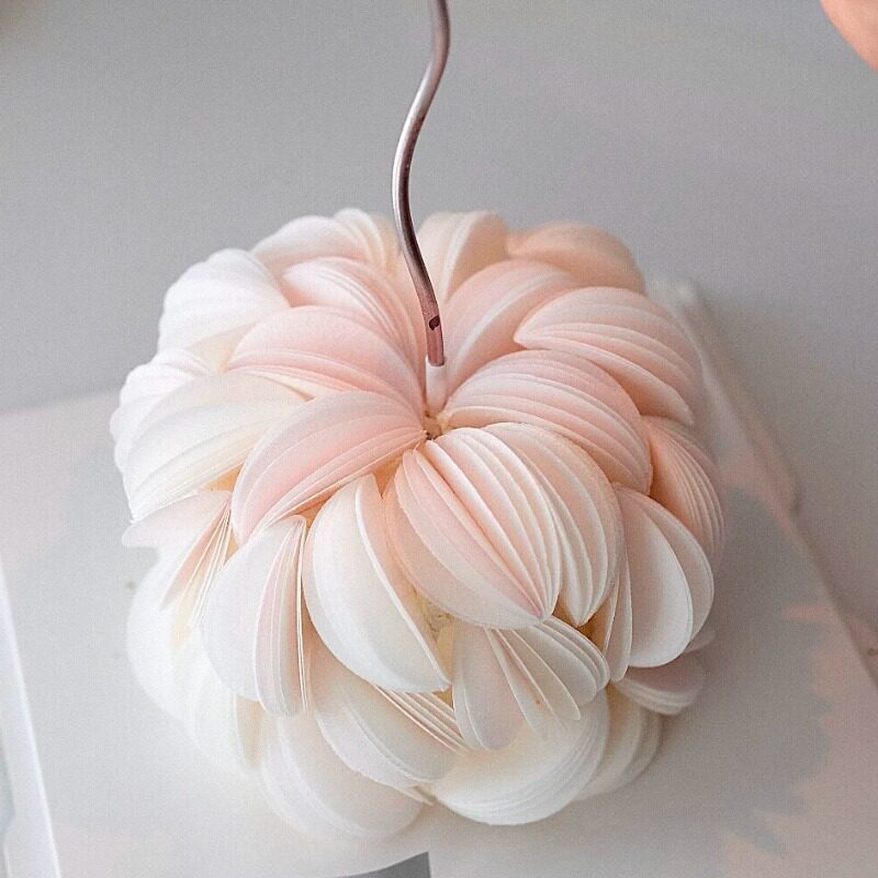 佳妍老师同款糯米纸花蛋糕装饰威化纸花朵花瓣生日纪念日烘焙插件