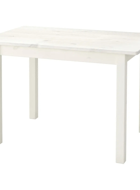 宜家国内代购桑维儿童书桌白色76x50厘米幼儿园桌子长方形写字桌