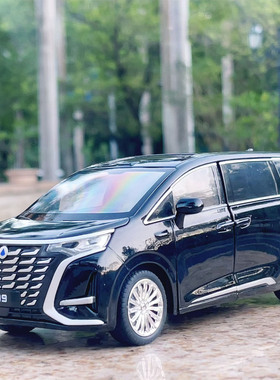 1/24腾势D9合金车模仿真汽车模型商务面包车儿童玩具车收藏摆件男