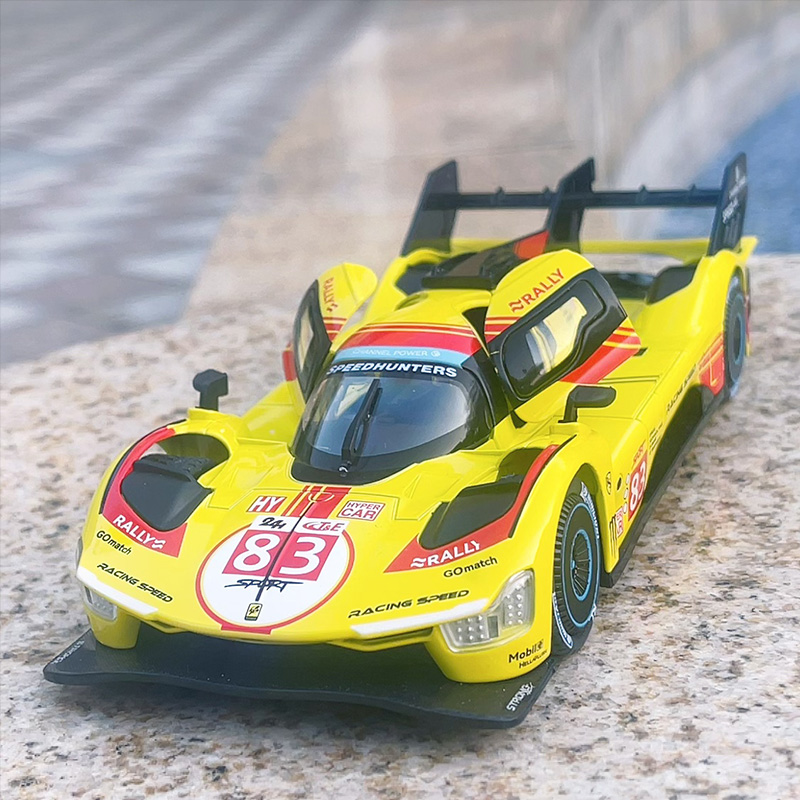 122法拉利499p勒芒车模男孩玩具