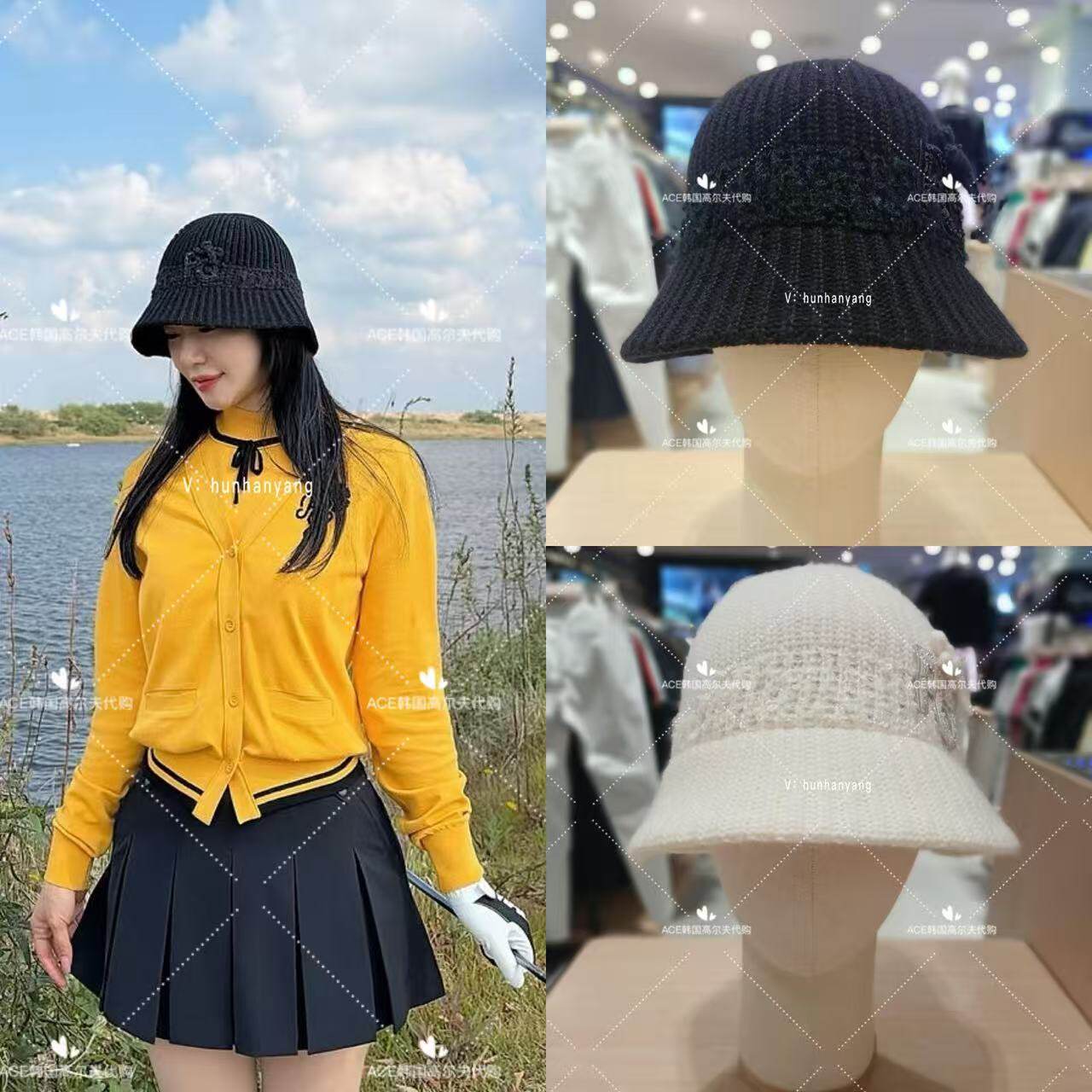 PG高尔夫球帽女士26冬季