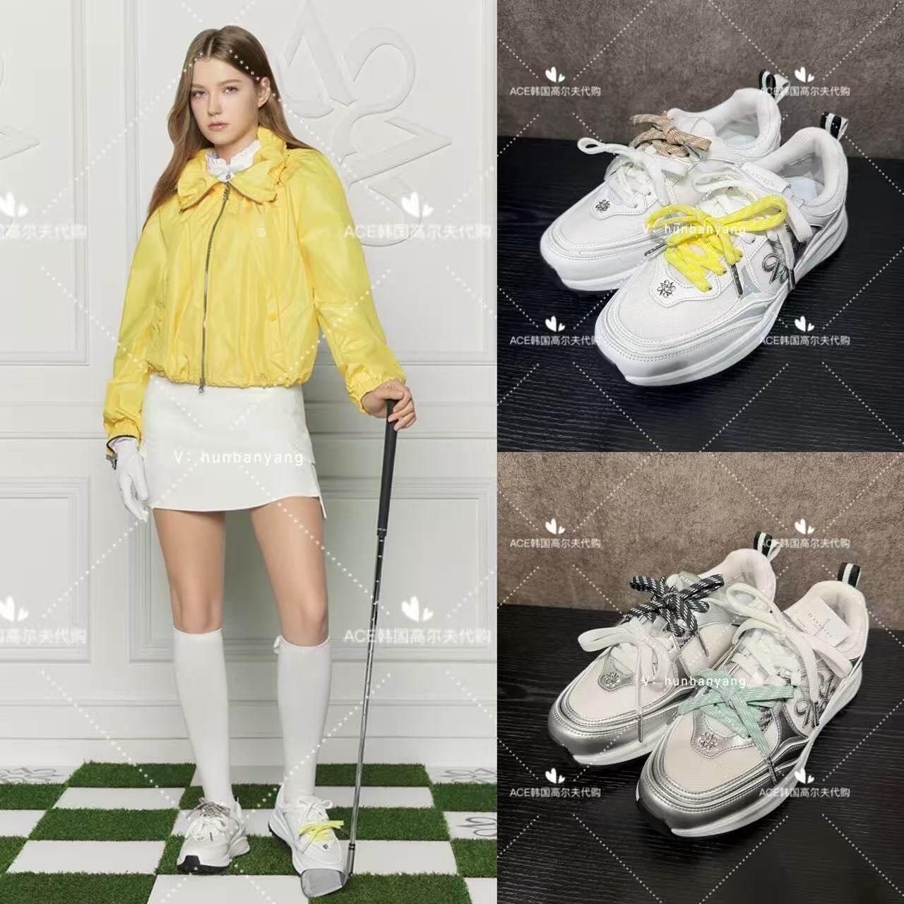 St ANDREWS女士高尔夫球鞋26春季新款百搭休闲运动时尚防滑舒适