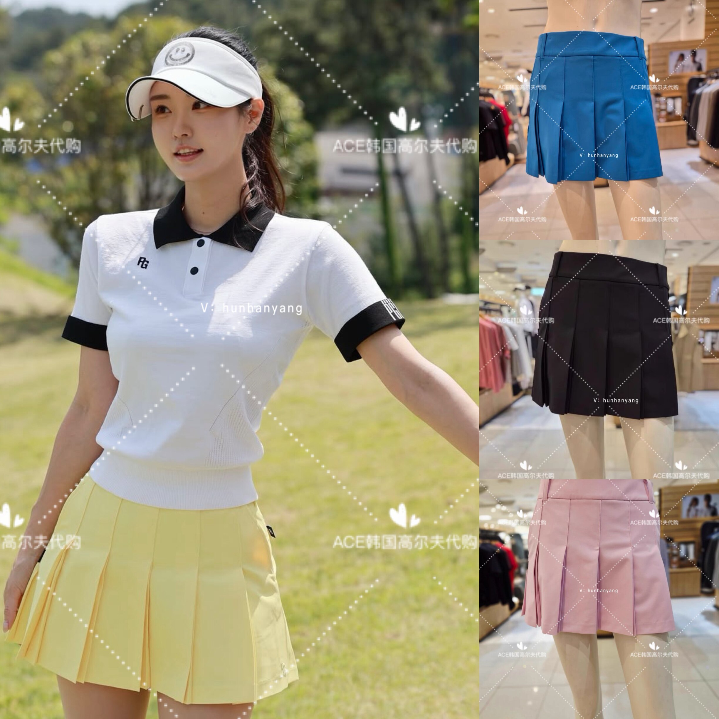 女士高尔夫服装26夏季新款裙子