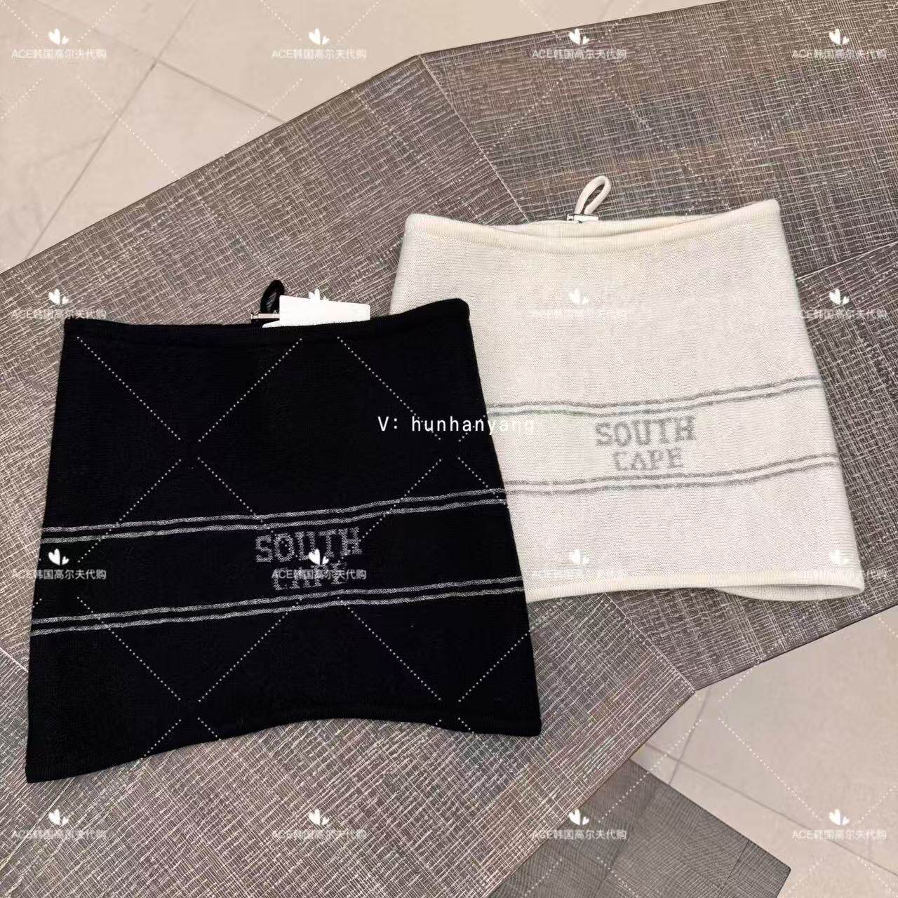 SouthCape女士高尔夫双面围脖脖套25冬新款百搭休闲时尚运动保暖