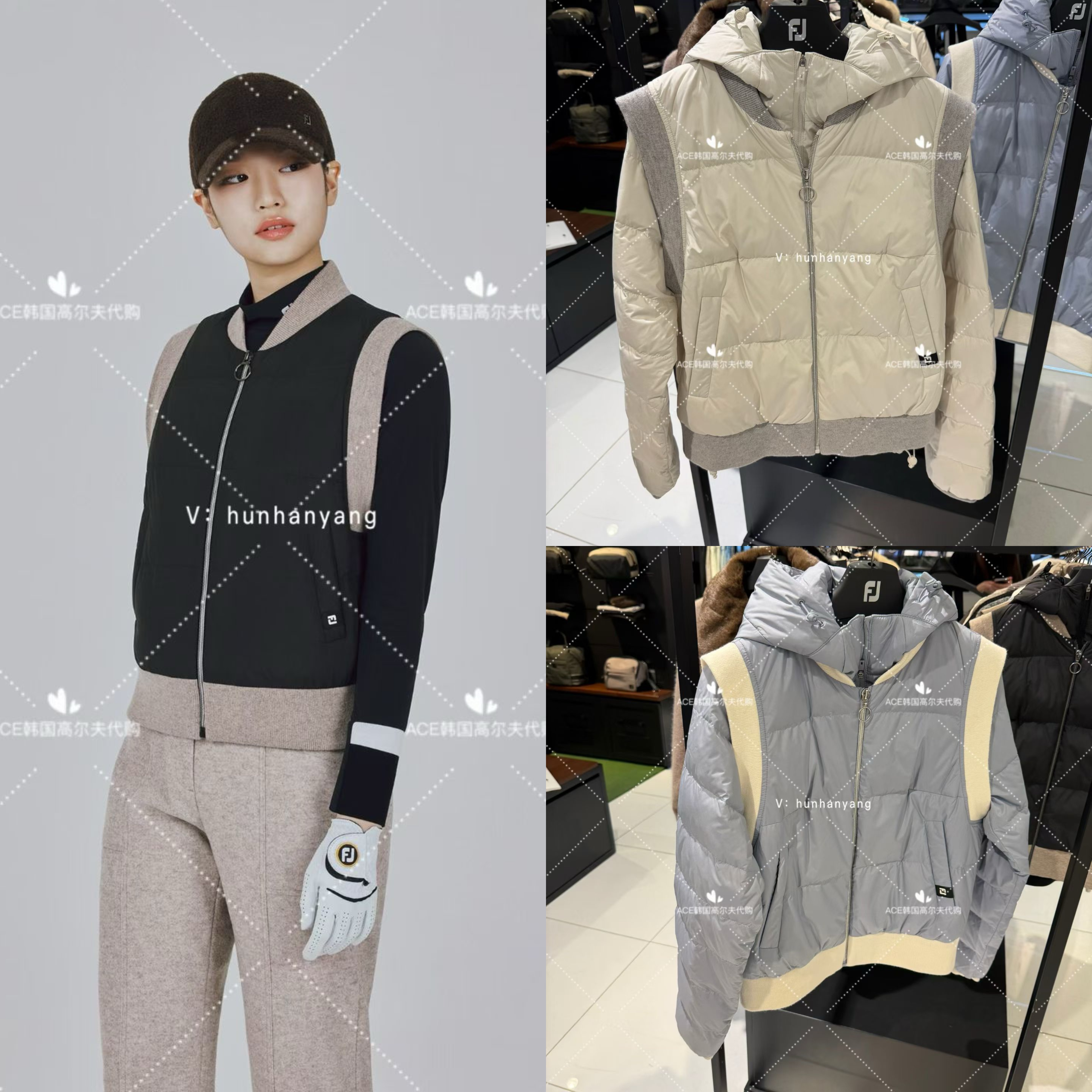 女士高尔夫服装25冬季上衣