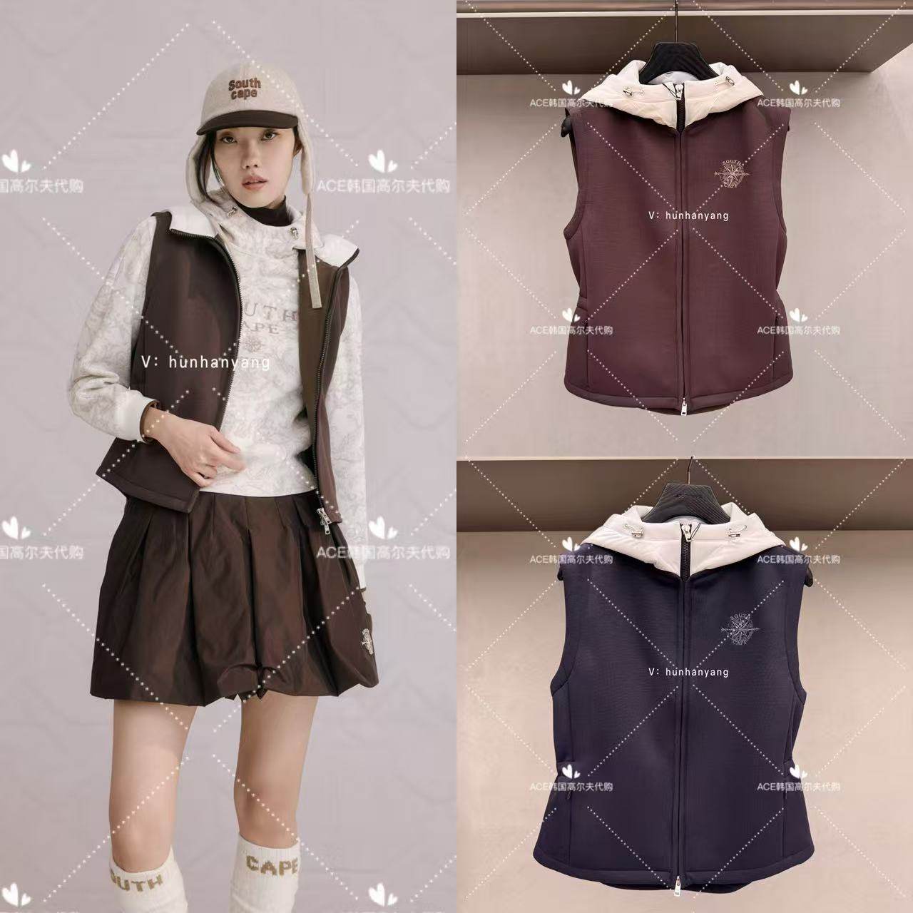 SOUTHCAPE女士高尔夫马甲