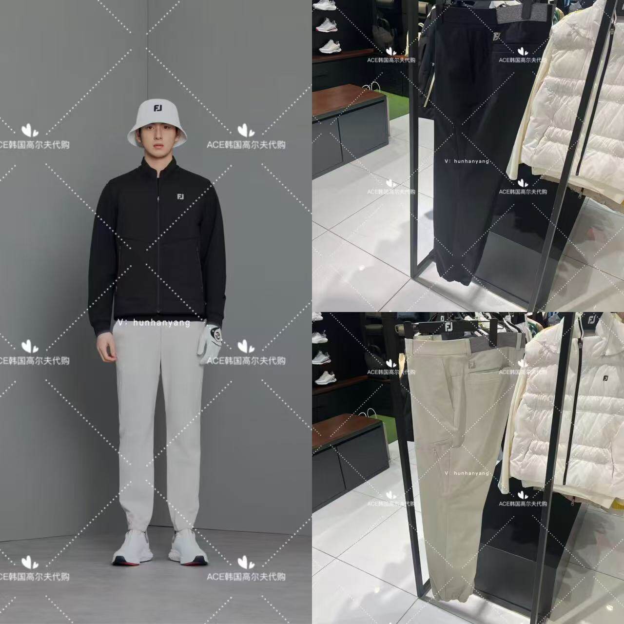 FJ footjoy男士折扣高尔夫球服25春季百搭休闲运动修身长裤P1603