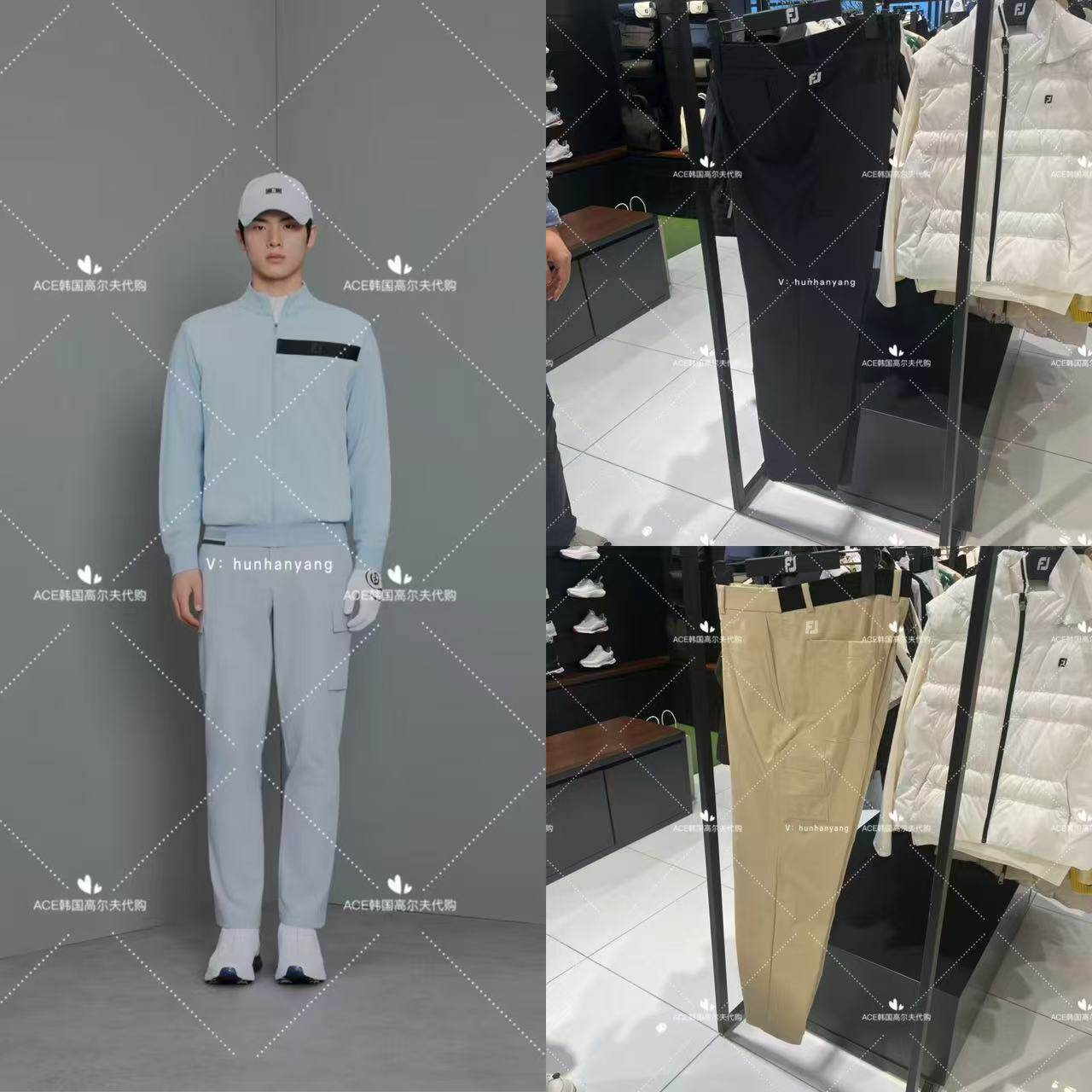 FJ footjoy男士高尔夫球服25春季折扣百搭休闲运动修身长裤P1610