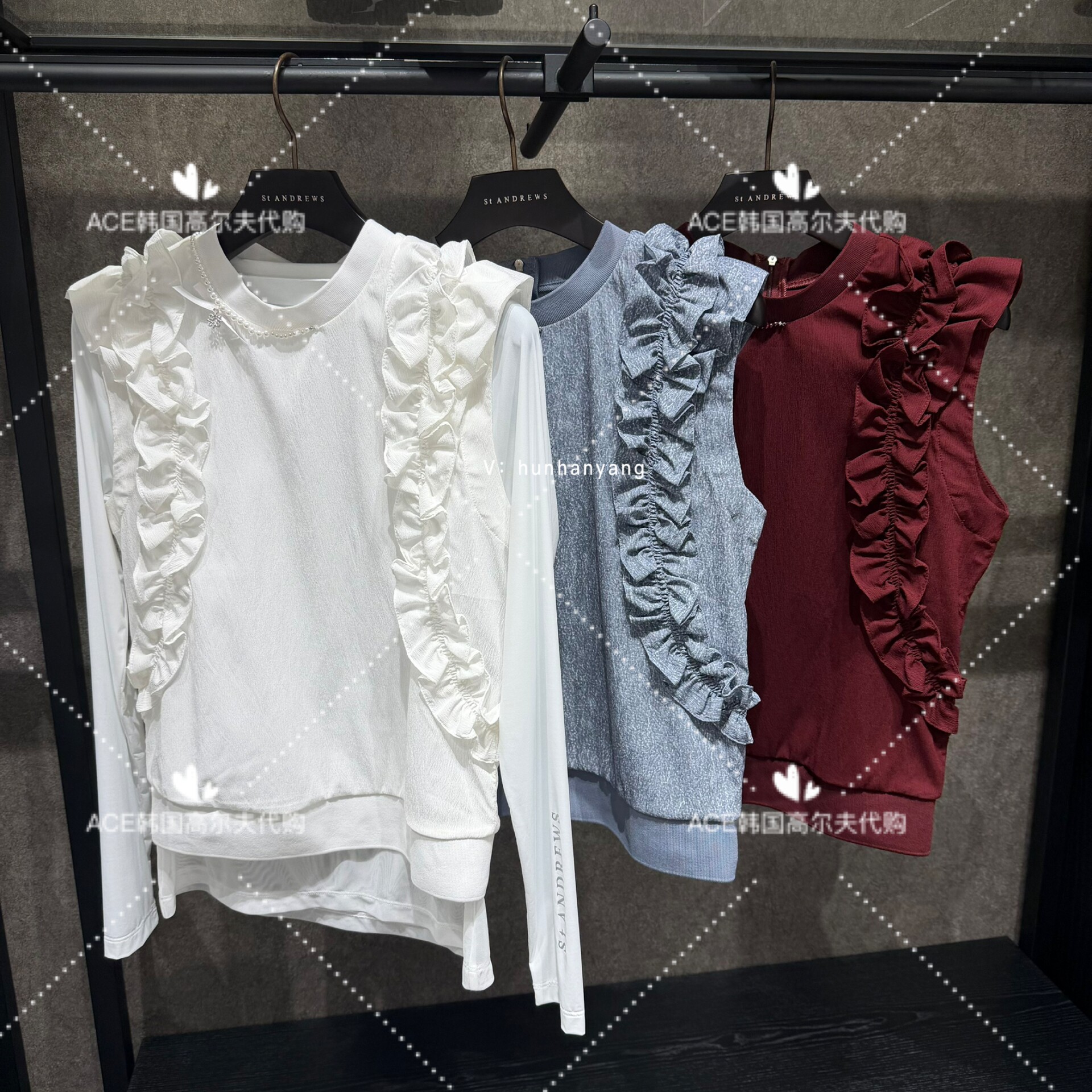 女士高尔夫服装26秋季上衣