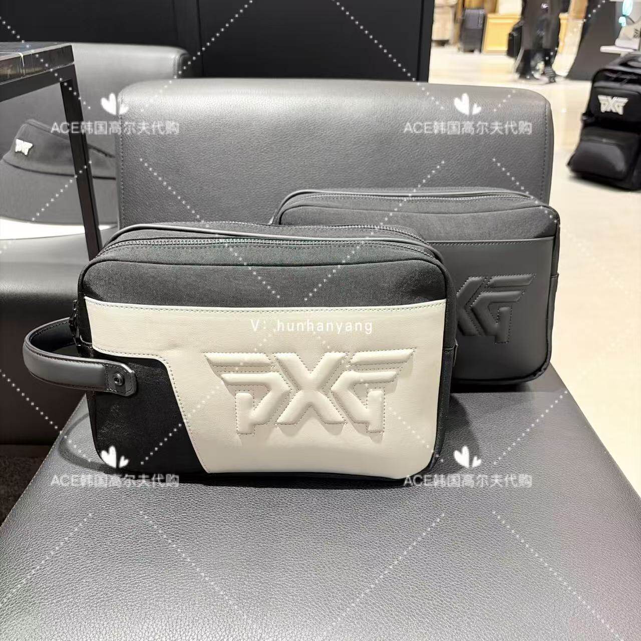PXG高尔夫手包拎包下场包男士26春季新款百搭休闲时尚运动包包
