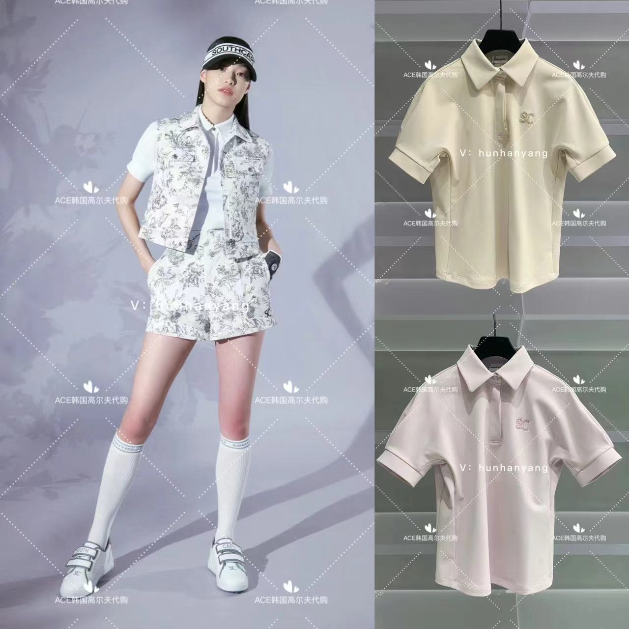 SOUTHCAPE女士高尔夫服装24夏季