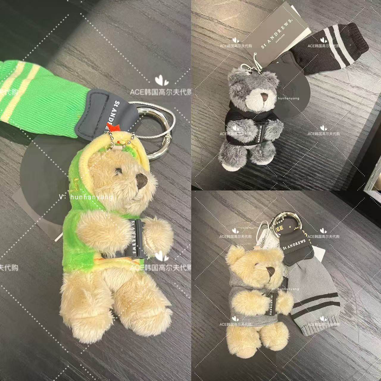 St ANDREWS女士折扣高尔夫球球包挂饰插T25春休闲时尚运动可爱